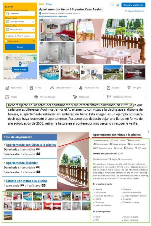 Apartamentos Arcos I Superior Casa Azahar Alcoceber Екстер'єр фото